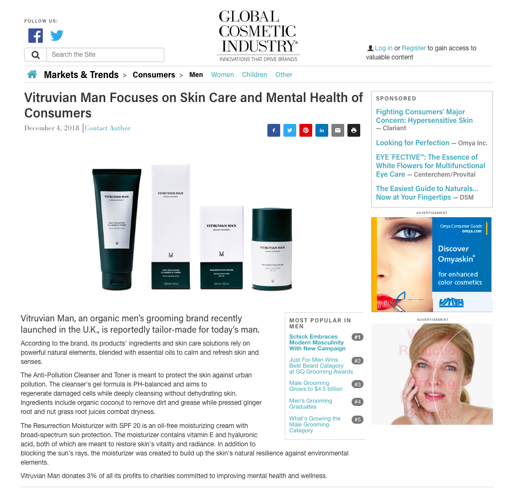 Global Cosmetic Industry Publication