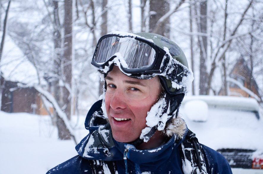 Dan's Skier Goggle Face Tan