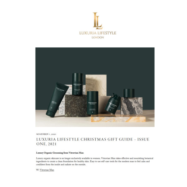 Luxuria Lifestyle Christmas Gift Guide 2021